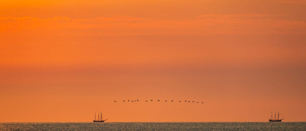 Wandbild - Sonnenuntergang am Meer - Ausrichtung_Panorama Ausrichtung_Quer Besonderes_Meer Besonderes_Sonnenuntergang Fotograf_Sebastian